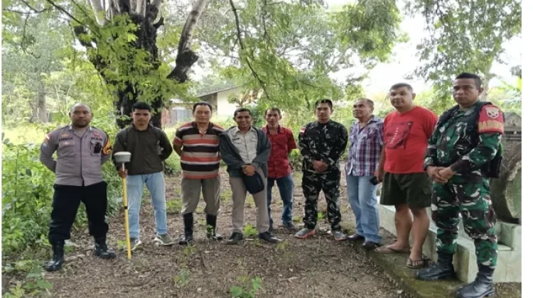 Pertanahan Belu Gelar Penataan Batas di Kelurahan Berdao