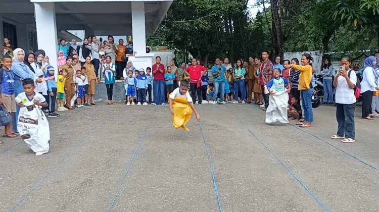 Gebyar Hardiknas PKG Lau Siberu Atambua Barat Gelar Berbagai Lomba