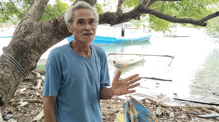 Nelayan Belu Menceritakan Terbawa Arus Laut saat Mancing Beruntung Selamat