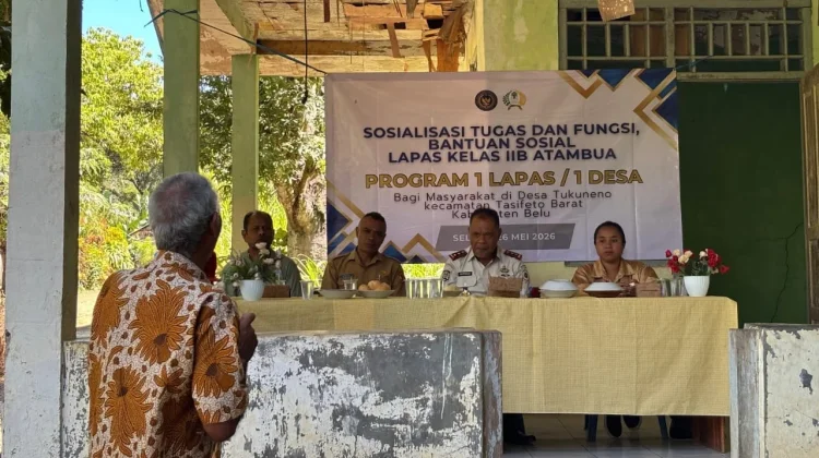 Lapas Atambua Bangun Kesadaran Hukum Humanis di Tukuneno