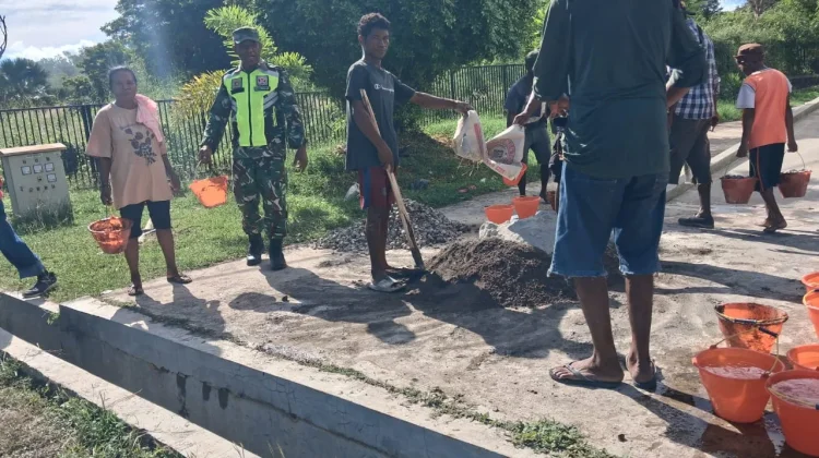 Babinsa Silawan Edukasi Warga Perbatasan
