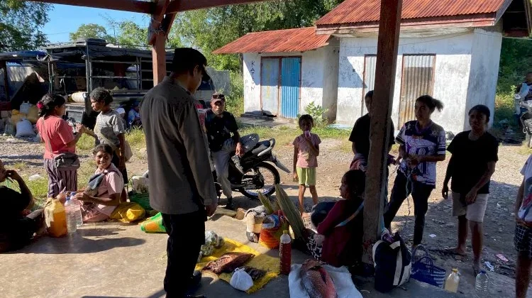 Aktivitas Pasar Maritaing Terpantau Aman tanpa Perjudian maupun Konsumsi Miras