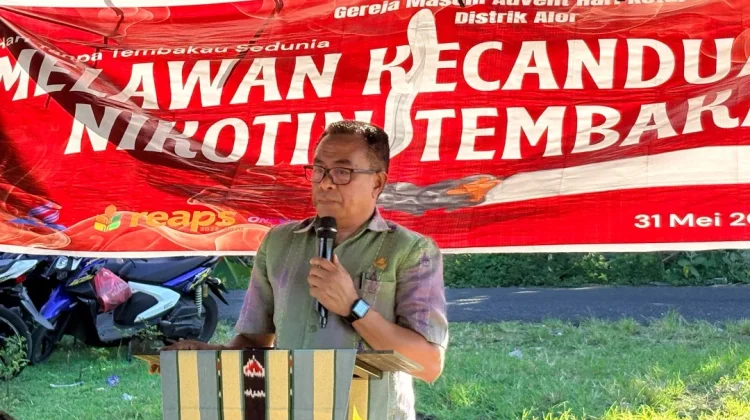 Gereja dan Pemerintah Daerah Alor Bersama Edukasi Bahaya Merokok Kepada Pelajar