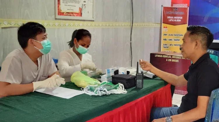 Lapas Kalabahi Gandeng Puskesmas Mebung Gelar Skrining Kesehatan