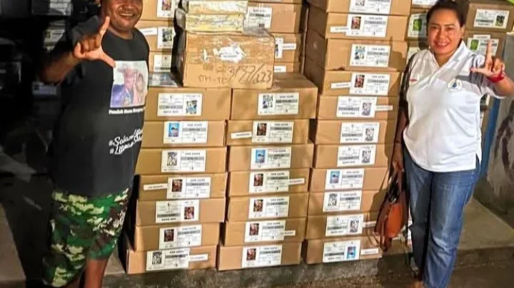 TBM Lurumutin Menerima Ribuan Buku dari Pondok Baca Kampung Kabor, Maumere