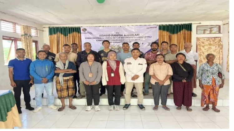 Pertanahan Belu Gelar Sidang Panitia Ajudikasi PTSL 2026 di Desa Dualasi