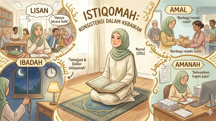 Menjaga Istiqomah Melalui Lisan, Hati, dan Anggota Badan