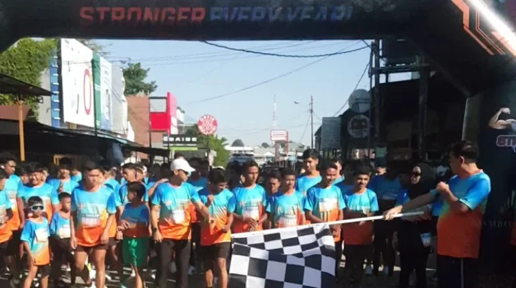 Empat Tahun Anniversary, Strong Gym Atambua Gelar Fun Run