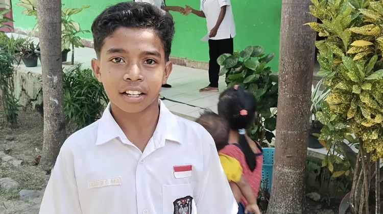 Pelajar SDI Wekatimun Atambua Censo Bria Juara Satu Ujian Kelulusan SD