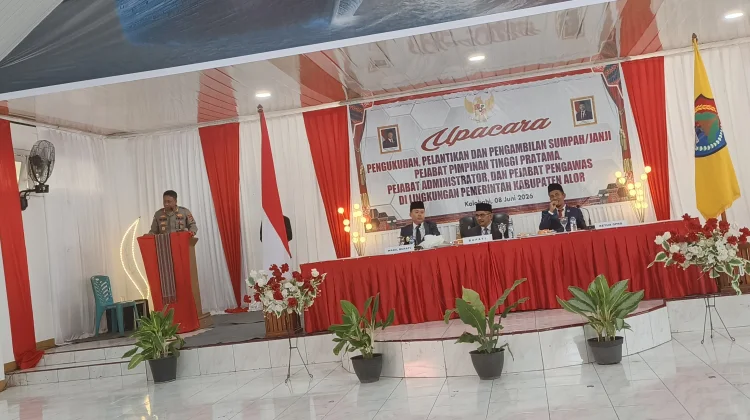 Jaga Kamtibmas Kapolres Alor Imbau Syukuran Jabatan Secara Sederhana