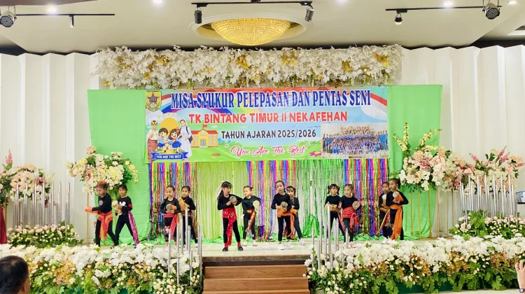 Pentas Seni Warnai Acara Pelepasan Peserta Didik TK Bintang Timur II Atambua
