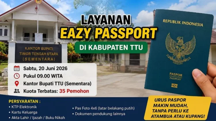 Satgas Citarum BAIS TNI-Imigrasi Atambua Buka Layanan Eazy Paspor bagi Warga TTU