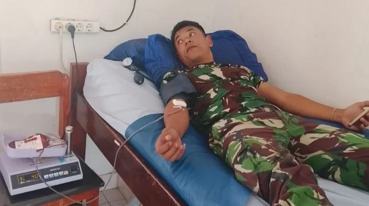 Aksi Kemanusiaan Satgas Pamtas RI-RDTL Yonarhanud 2 Selamatkan Nyawa Hermina