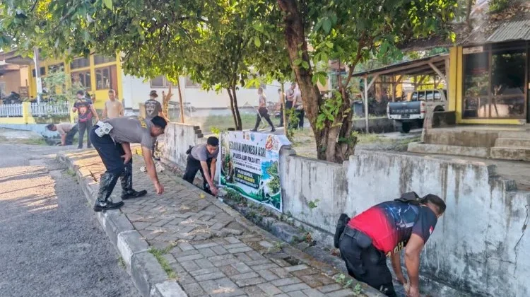 Sambut Hari Bhayangkara, Polres Alor Gelar Gerakan Indonesia Asri