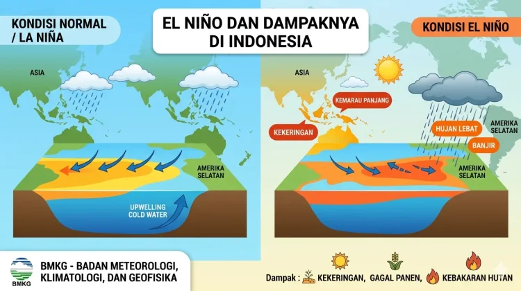 BMKG NTT Tegaskan Tidak Ada Istilah El Nino Godzilla dalam Klasifikasi Resmi
