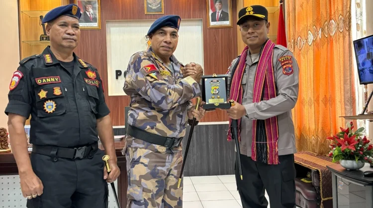 Kapolres Belu Terima Kunjungan Komandan Polisi Perbatasan Timor Leste