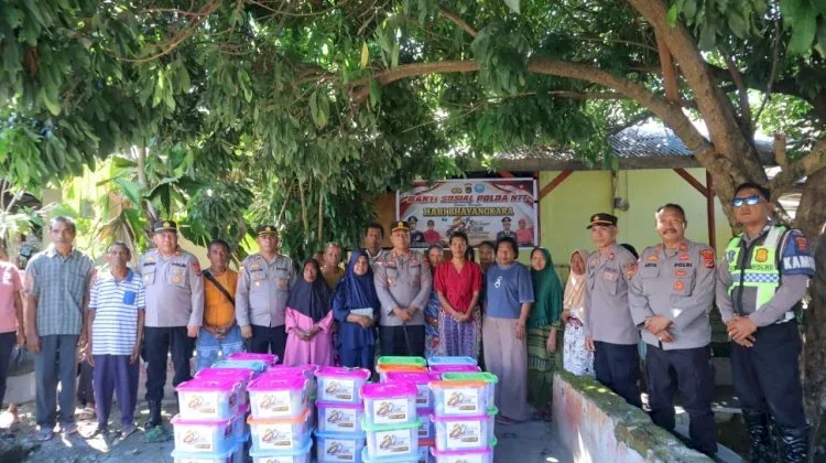 Polres Alor Perkuat Kepedulian Sosial Sambut Hari Bhayangkara Ke-80
