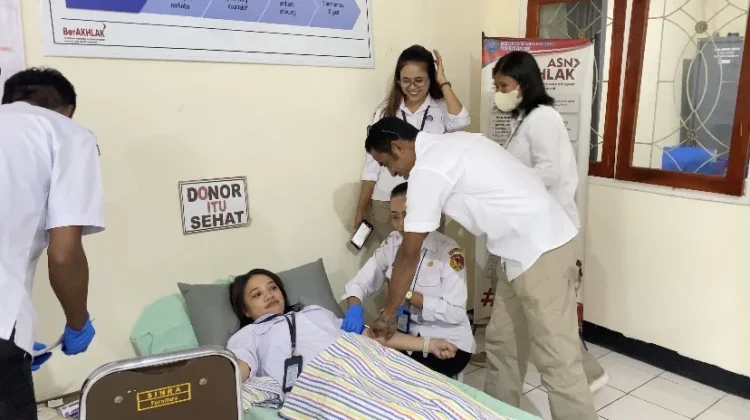 BNNK Belu Tebar Kepedulian, Donor Darah Jadi Aksi Nyata Pra-HANI 2026