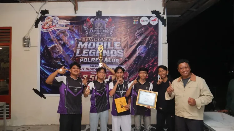 Kapolres Alor Resmi Tutup Turnamen Mobile Legends Kapolri Cup
