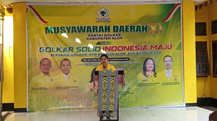 Musda XI Golkar Alor, Nita Blegur Dorong Perempuan Berani Ambil Peran di Politik