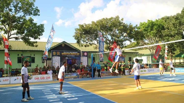 Tim Voli A RRI Atambua Bungkam Tim Sarobon 3-0 di Dansatgas Pamtas Cup 2026