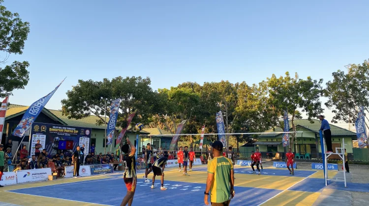 Comeback Epik, Tim Voli A RRI Atambua Menggilas Persada di Semifinal Dansatgas Cup