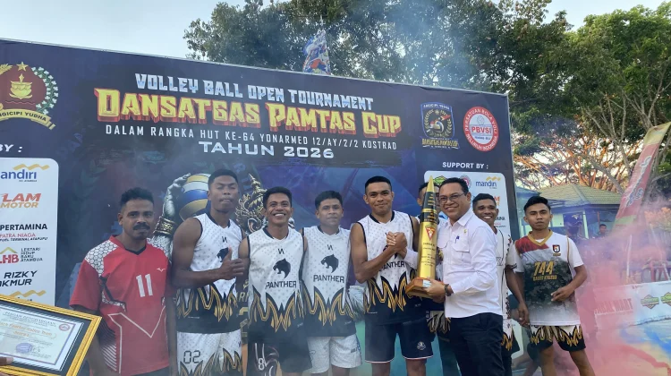 Turnament  Voli Dansatgas Cup Diapresiasi Wabup Belu, Hidupkan Turnamen Voli Batas