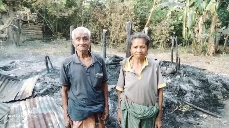 Rumah Adat dan Rumah Tinggal Milik Lansia di TTU Hangus Terbakar