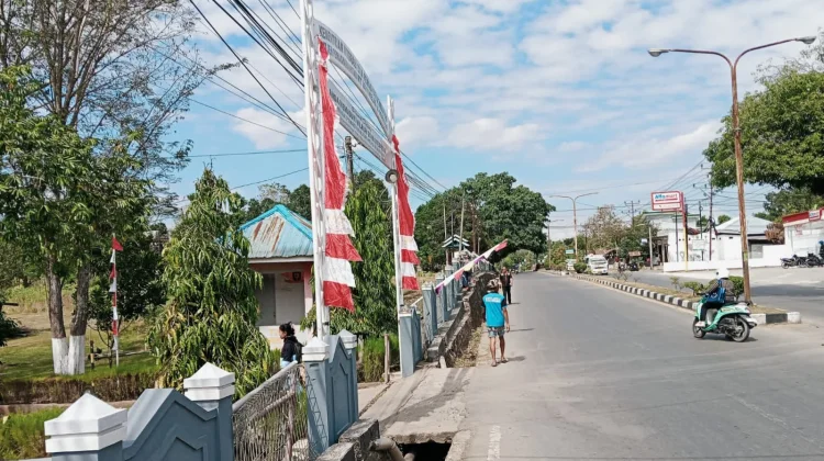 Lapas Atambua Percantik Pagar Sambut HUT RI ke-81