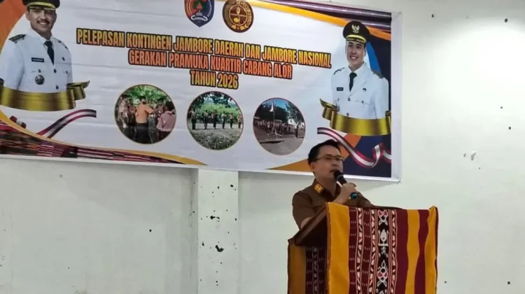Wabup Alor Lepas Kontingen Jambore Daerah dan Nasional Gerakan Pramuka 2026
