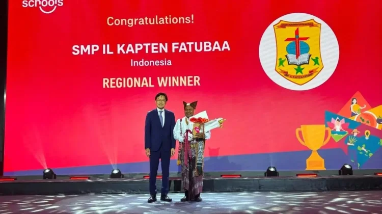 SMP IL Kapten Fatubaa Raih Penghargaan Lingkungan Asia Pasifik