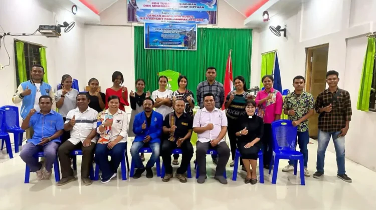 GAMKI Alor Lantik Belasan Anggota Baru Siap Melayani Tuhan dan Membangun Daerah