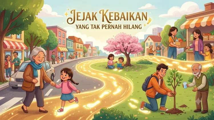 Menanamkan Jejak Kebaikan Berkelanjutan Tak Akan Sia-sia