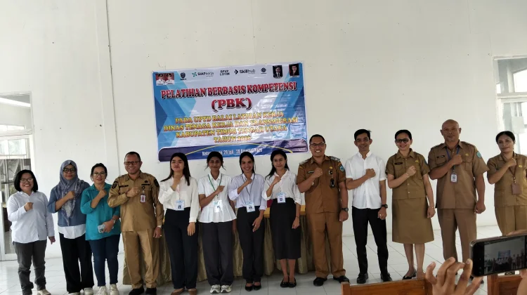 Cegah Pengangguran Terbuka, Dinas Nakertrans TTU-BPVP Lombok Timur Latih 64 orang