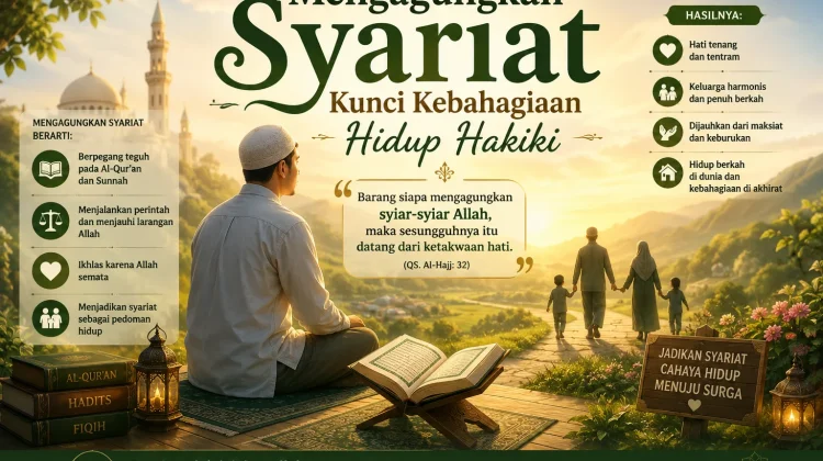 Mengagungkan Syariat Kunci Kebahagiaan Hidup Sejati