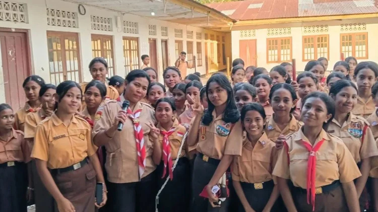 Sekolah di Malaka Siapkan Kemah Sambut Hari Pramuka