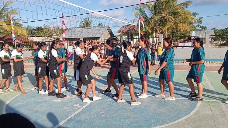 Turnamen Voli Desa Fafoe Jadi Ajang Pencarian Bakat Atlet Muda