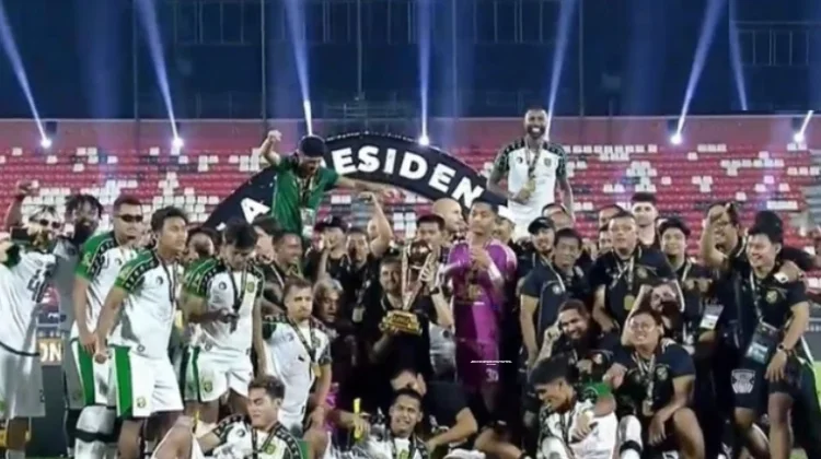 Menang Adu Penalti Lawan Persib, "Bajul Ijo" Juarai Piala Presiden 2026