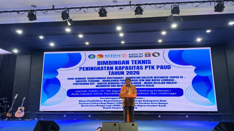 Peningkatan Kapasitas PTK, Dinas PKO Belu Bimtek 334 Guru dan Pengelola PAUD