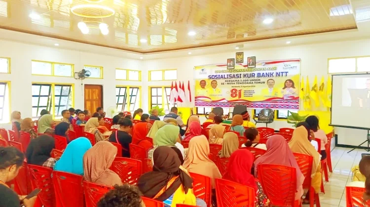 Partai Golkar Gandeng Bank NTT Sosialisasi KUR, Pendaftar di Alor Lampaui Target