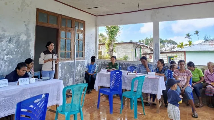 Mahasiswa KKN Gerakan NTT Sehat di Desa Sallu, Gelar Edukasi Penyuluhan Stunting
