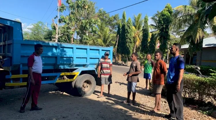 Sambangi Warga Maritaing, Polsek Alor Timur Cegah Gangguan Kamtibmas