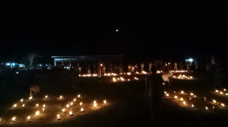 Dari Tapal Batas, Desa Tulakadi Nyalakan 1.000 Lilin dan Doa Bersama untuk Flores
