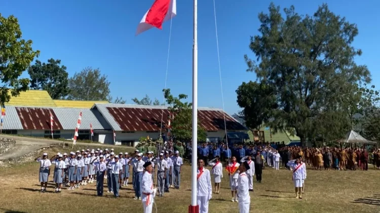 Kekurangan Seragam tetapi Semangat Paskibra Kecamatan Musi TTU Tak Surut