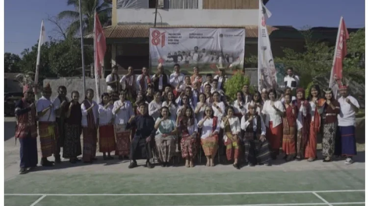 HUT ke-81, Kantah Belu Upacara Memakai Busana Adat Nusantara