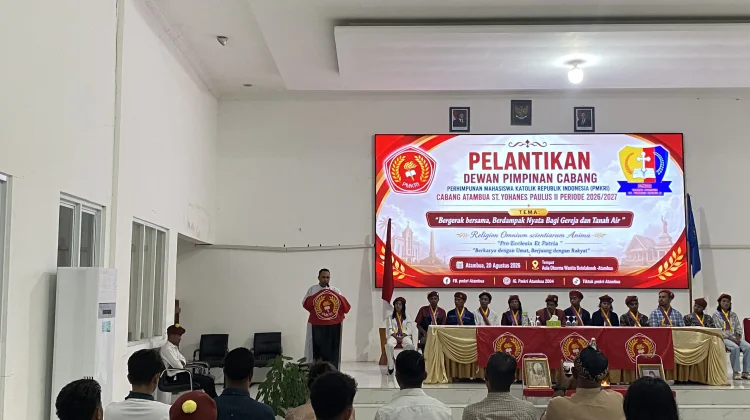 Rohaniawan Katolik Ajak PMKRI Belu Rendah Hati dalam Pelayanan