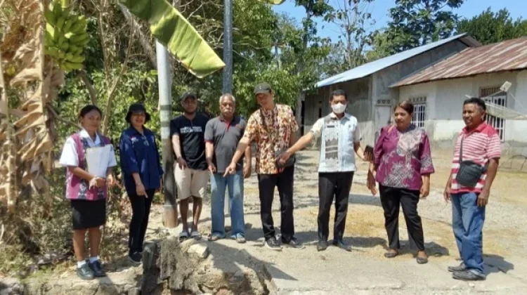 Verifikasi KKPR Non Berusaha, Kantah Belu Tinjau Permohonan di Kelurahan Fatukbot