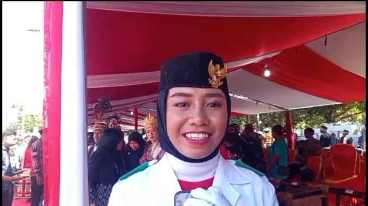 Syakira Nazwa Ceritakan Pengalaman Jadi Pembawa Baki Paskibraka Alor