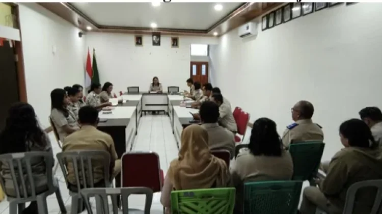 Pacu Layanan Berorientasi pada Kualitas, Kantah Belu Rapat Evaluasi