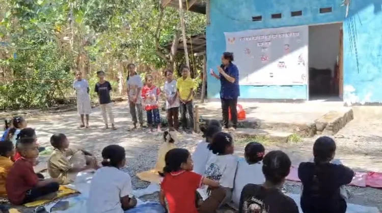 Kelompok Belajar Desa Fanating Dorong Perubahan Karakter Anak
